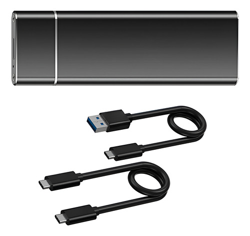 Case Para Ssd M.2 Protocolo Nvme Con Cables Tipo C & Usb 3.0