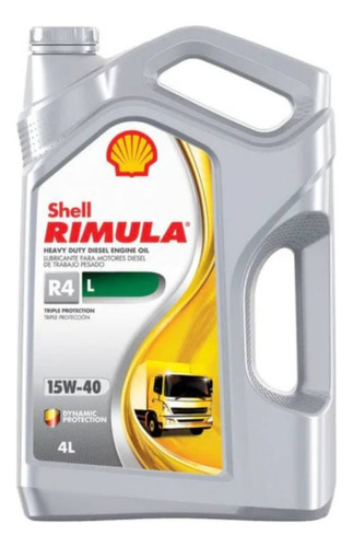 Shell Rimula R4 Lubricante Motores Pesados 15w-40 4 Litros 