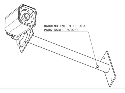 Soporte De De Vigilancia Cctv Brazo Exterior 30cm