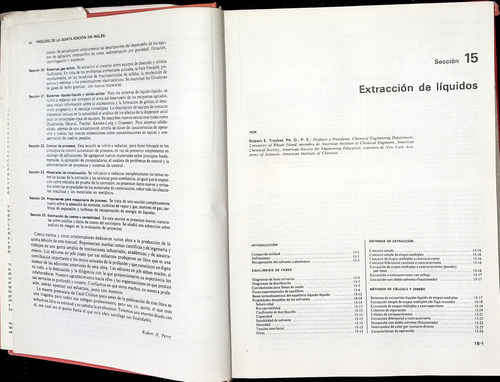 Manual Del Ingeniero Químico Perry Chilton Mcgraw Hill 5a Ed (Usado)