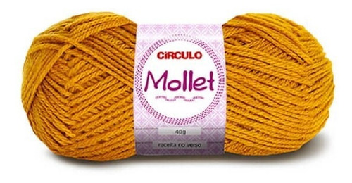 Lã Mollet Círculo 40gr Cores Lisas