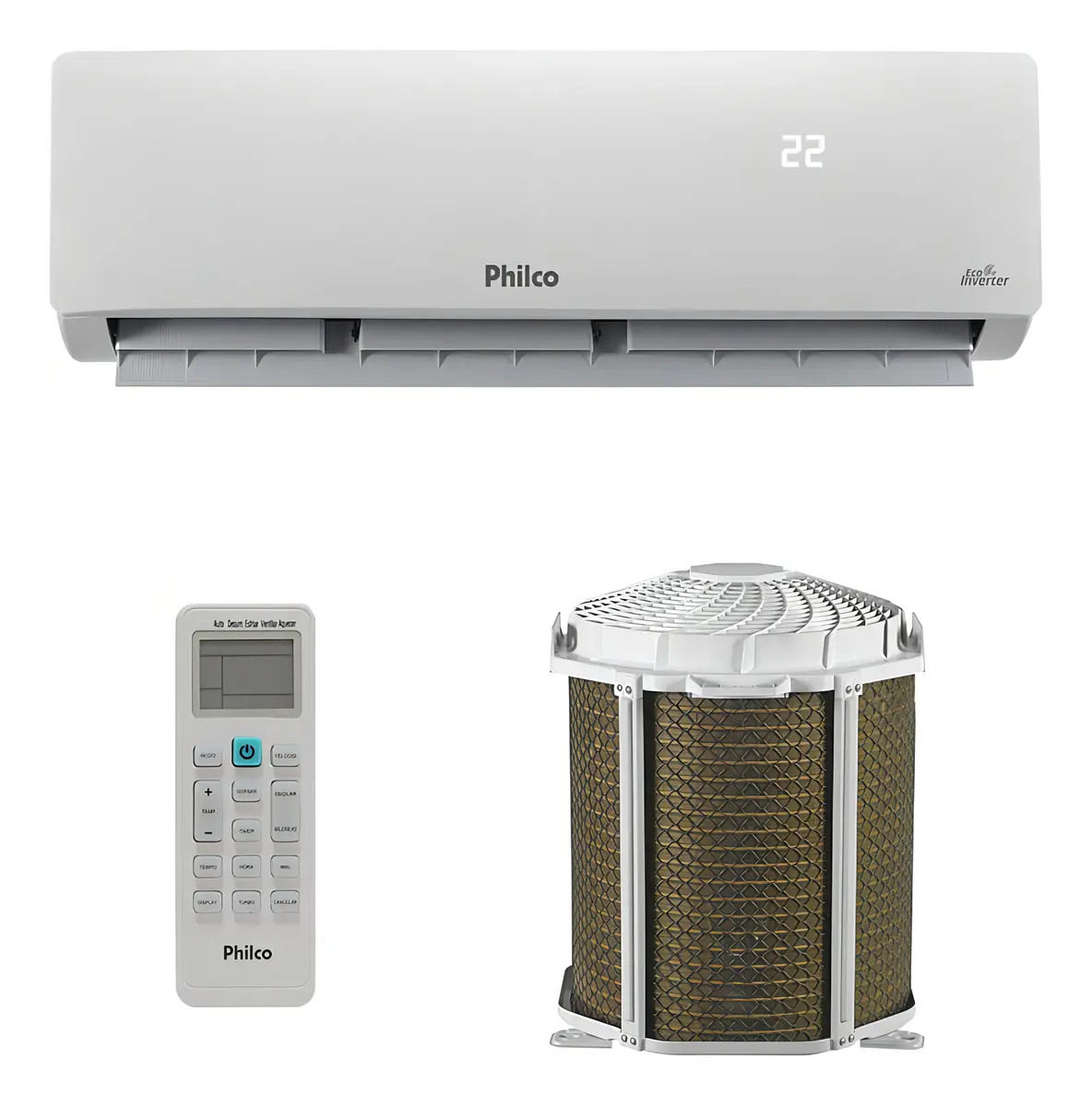 Philco Split Hi Wall Inverter Philco 12000 BTU/h Frio 220 Volts