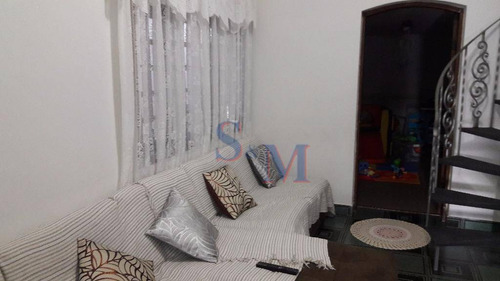 Imagem 17 de 30 de Sobrado Residencial À Venda, Cidade São Jorge, Santo André. - So0070