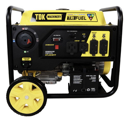 Generador Portátil Semi Tdk Atlas10tf Tri Fuel 10kw / 8kw