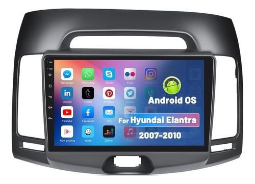 // 2007-10 Hyundai Elantra Radio Android 2+32g+carplay+ahd