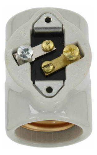 4010 medium Base 1 pieza Keyless Incandescente Esmaltada