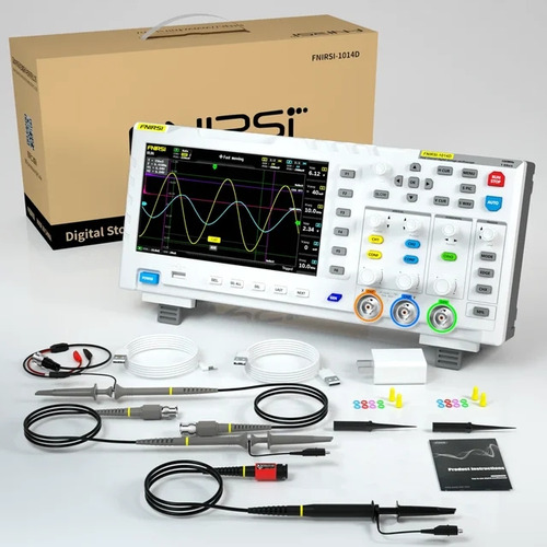 Osciloscopio Digital Fnirsi 1014d De 100 Mhz 2 En 1 De Doble