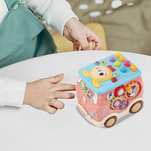 Juguete De Autobús Musical, Juguete De Autobús De Rosa