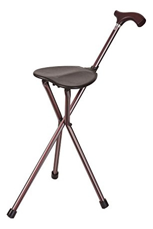 Baston Plegable Con Asiento Y Resistencia De Hasta 99kg