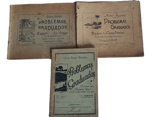 Problemas Graduados 2º E 3º Ano Curso Primário - Coleção Ramos Maranhão - 1949/1950 - Raridade (Usado)