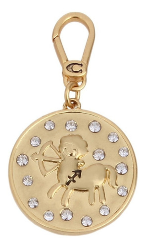 Charm Coach Dorado Colgante Zodiaco Sagitario