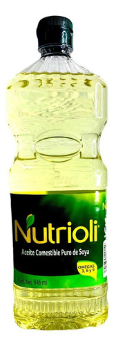 Aceite De Soya Nutrioli De 946 Ml Comestible Puro De Soya