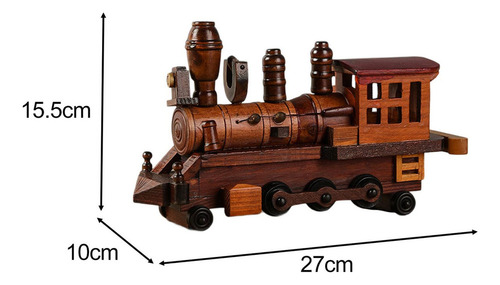 Nuevo Modelo Clássico De Trem De Madeira Para Decoração E
