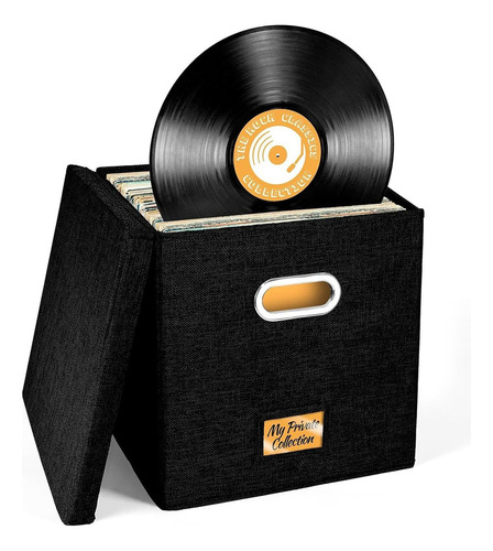 Caja De Almacenamiento De Discos De Vinilo
