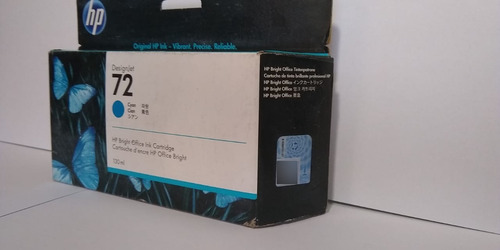 Cartucho De Tinta Original Hp 72 Cian C9371a (cerrado) (Usado)
