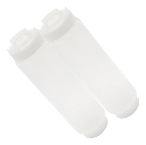 Bisnaga Para Molho Theodore Shop Invertida Branco - Kit De 5 Unidades
