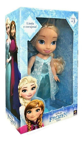 Disney Princesa Elsa Real Articulada 35 Cm Mimo ELG 6506