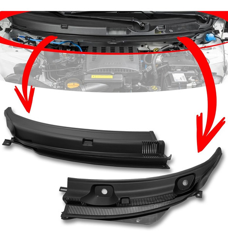 Par Moldura Churrasqueira Fiat Cronos 1.3 8v 2020 Novo
