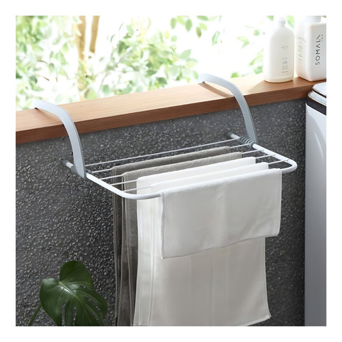 X2 Colgador Plegable De Ropa Tendedero De Zapatos De Balcon