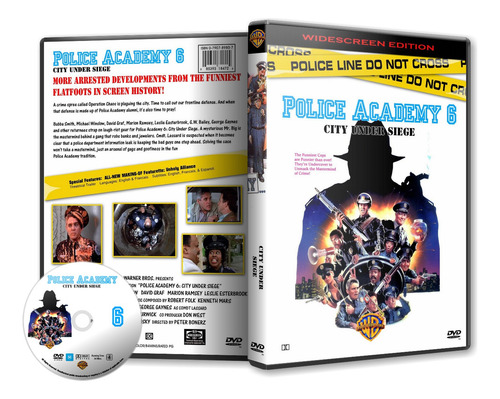 Locademia De Policia - Saga Dvd Latino/ingles Subt Esp