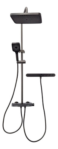 Columna De Ducha Plateado Premium Elegante