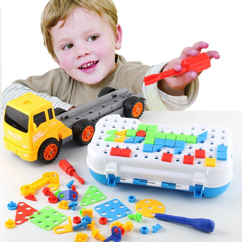 Herramienta De Juego De Bloques De Modelo De Construcción