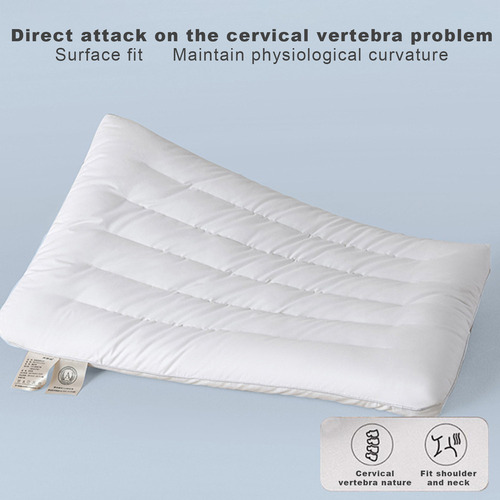 Almohada Baja Y Delgada, Almohada Suave Con Núcleo Bajo Home
