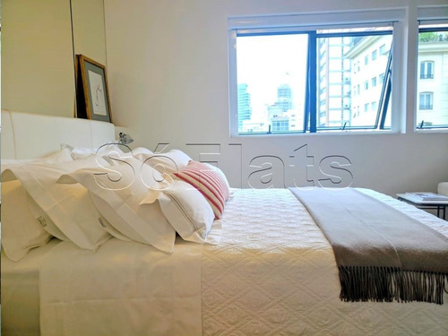 Imagem 7 de 15 de Excelente Flat Nos Jardins, Prox Ao Metrô Oscar Freire, Com Fácil Acesso A Av. Paulista, - Sf29736