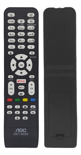 Controle Compatível Tv Aoc Le43s5760 Le43s5970 Le32s5970s