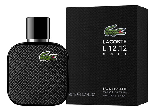 Perfume Lacoste L.12.12 Noir Edt 50 ml Volume unitário 50 ml