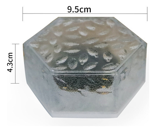 Luz Led Solar Para Exteriores, Impermeable, Hexagonal, Jardí