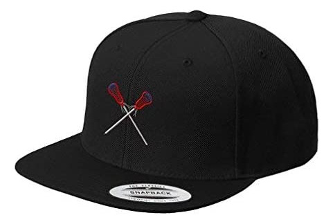 Lacrosse Sports Style 4 Gorra Con Visera Plana Bordada, Colo