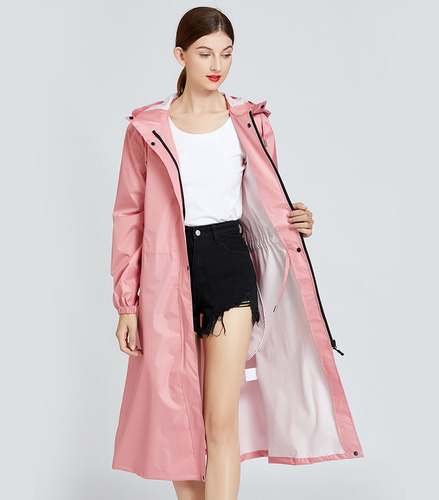 Chubasqueros Largos Para Mujer Chaqueta Impermeable Plegable