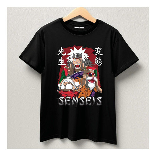 Polera Algodón 100% Chileno Naruto Shippuden : Senseis