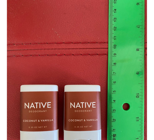 2 Pack Desodorantes Native Coconut Vanilla De Viaje 0.35 Oz