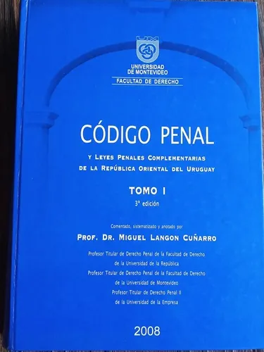 Codigo Penal T 1 Miguel Langón 2008