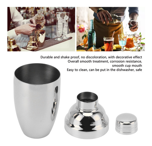 Bar Shaker Cup Bar Para Cócteles, De Acero Inoxidable, A Pru