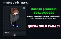 Comprar Cuenta Minecraft Premium Full Access Java & Bedrock Edition
