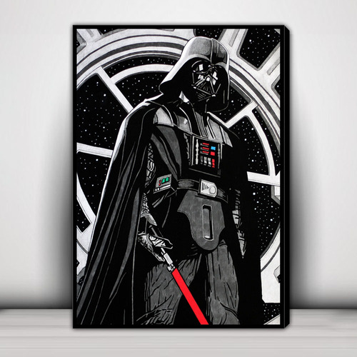 Cuadro Decorativo Capitana Star Wars Darth Vader H59