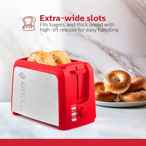 Holstein Housewares - Tostador De 2 Rebanadas Con 7 Ajustes