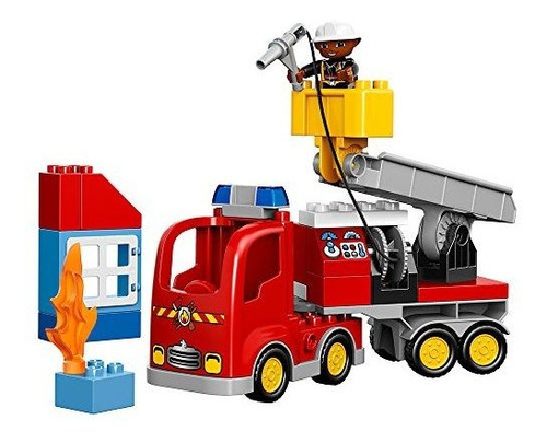Lego Duplo Town Fire Truck 10592 Juguete Armable Para 1-4 Ar