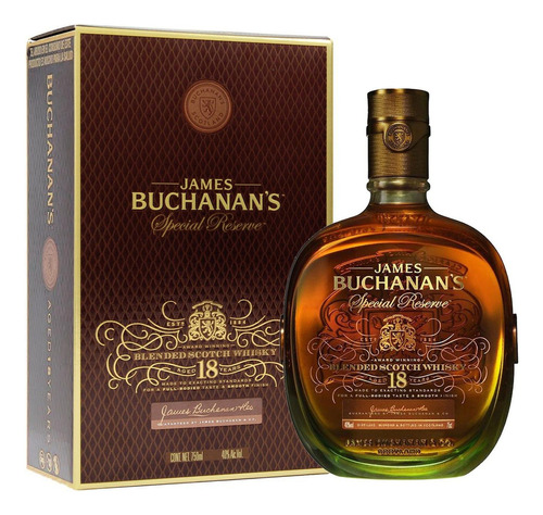 Pack De 6 Whisky Buchanans Blend 18 Años Reserva Especial 75