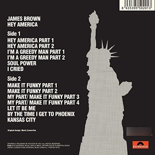 Brown James Hey America Deluxe Edition Mini Lp Sleeve Remast