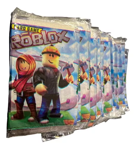 Kit 200 Cards Roblox = 50 Pacotinhos Figurinhas Coleção Bafô