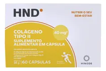 Comprar Colágeno Tipo Ii Hinode Suplemento Alimentar 60 Capsulas