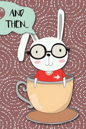 Libro And Then...: Adventures Of A Rabbit In A Tea Cup-inglés, De Dojinshi, Bokkaku. Editorial Createspace Independent Publishing Platform, Tapa Blanda En Inglés