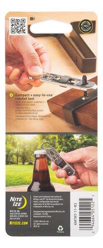 Nite Ize Kmtrt-11-r3 Doohickey, Trinquete Con Puntas Planas