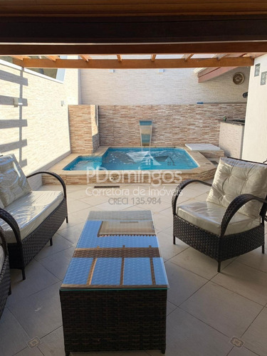 Imagem 5 de 17 de Casa Belíssima Á Venda No Condomínio Caviúnas No Villa Flora - Sumaré - Ca000594
