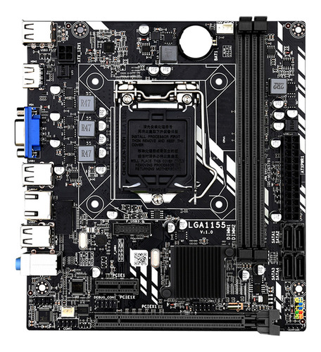 Z Placa Base Con Chip H61m Lga 1155 Ddr3 M-atx Con Vga Hdmi