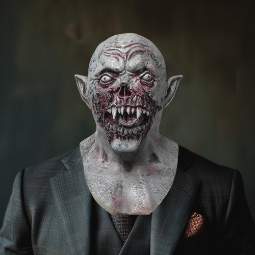 Máscara De Halloween De Vampiro Horror Bloody Para Adultos